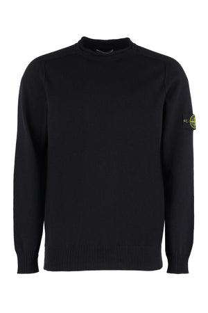 Cotton crew-neck sweater-0